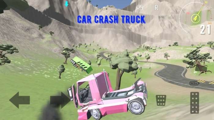 汽车碰撞卡车1