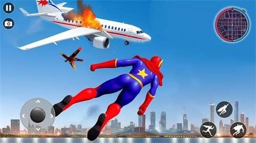 超级英雄飞行救援城市1