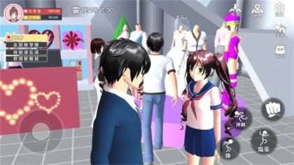 樱花校园高中姐姐：白色旗袍衣服3