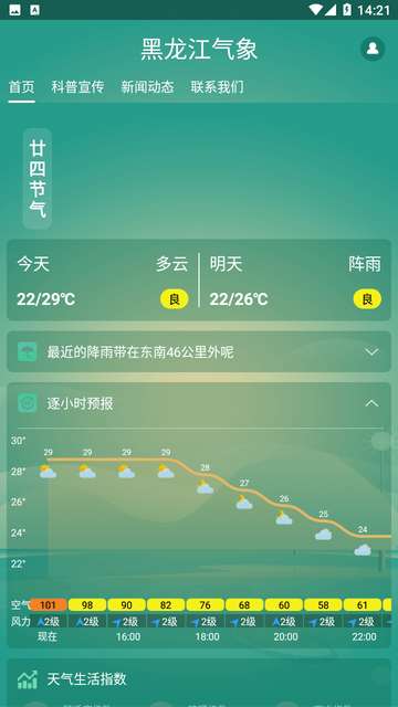 黑龙江气象app最新版3