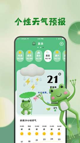 青蛙旅行天气预报4