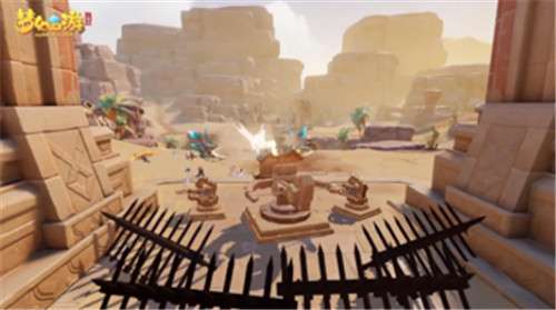 《梦幻西游三维版》狮驼古国周日开启首战，60V60新帮战玩法来袭