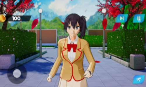 动漫高中樱花女孩生活3D模拟器3